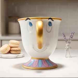 NWOT - Disney Parks - Beauty And The Beast Chip Ceramic Mug